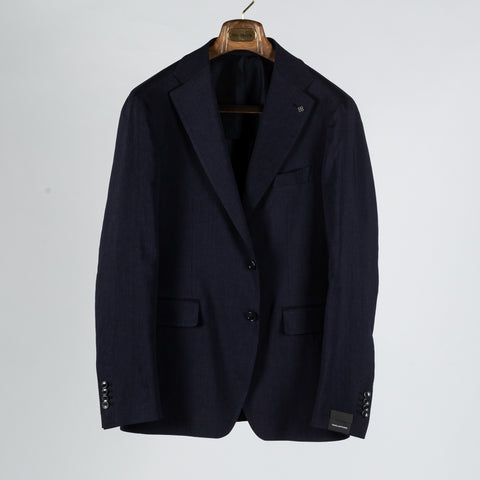 Tagliatore Navy Linen & Mohair Summer Suit 1