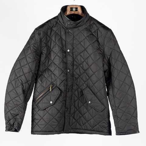 Barbour Black Powell Quilted Jacket 1