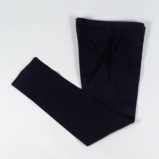 Tagliatore Navy Linen & Mohair Summer Suit - Wool, Linen, Mohair, Made In Italy - View 17