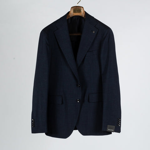 Tagliatore Navy Super 120 Wool Stretch Suit 1