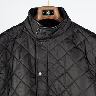 Barbour Black Powell Quilted Jacket 7