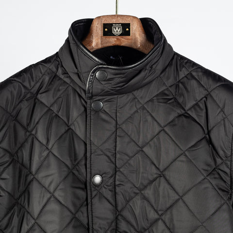 Barbour Black Powell Quilted Jacket 7