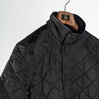 Barbour Black Powell Quilted Jacket 3