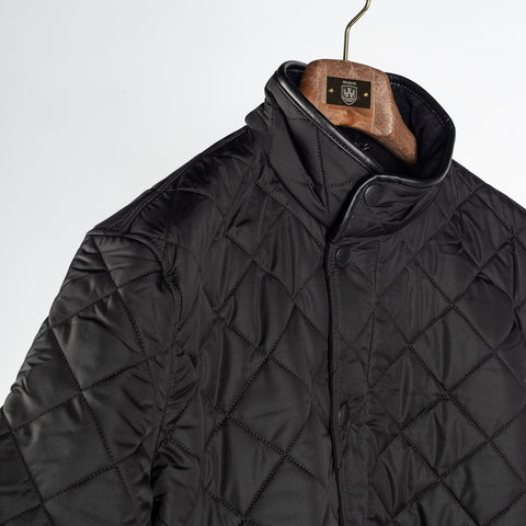 Barbour Black Powell Quilted Jacket 3