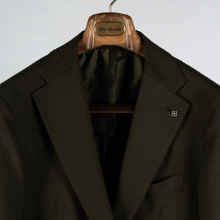 Tagliatore Hunter Green Stretch Suit 7