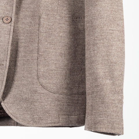 Bugatchi Walnut Hooded Wool Blazer 4