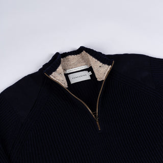 Peregrine Navy 1/4 Zip Sweater 2