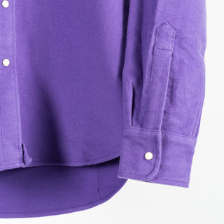Wythe Purple Moleskin Pearlsnap Shirt