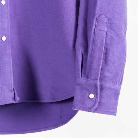 Wythe Purple Moleskin Pearlsnap Shirt