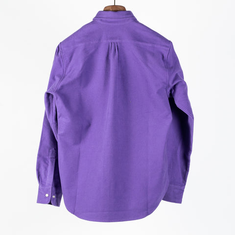 Wythe Purple Moleskin Pearlsnap Shirt
