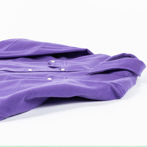 Wythe Purple Moleskin Pearlsnap Shirt