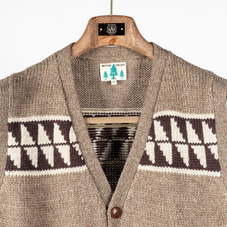 Wythe Taupe & Cream Highland Wool Valero Vest 6