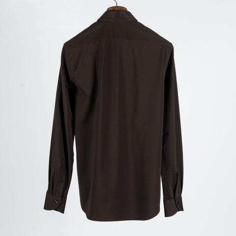 Xacus Brown Active Dress Shirt - Silk, Stretch, Japanese - View 5