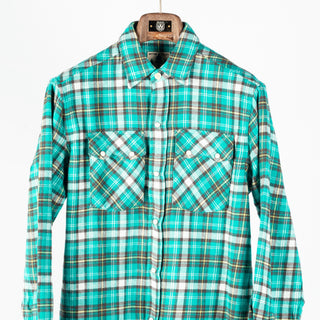 Wythe Thousand Lakes Plaid Washed Flannel Pearlsnap Shirt 6