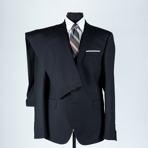 Joop Navy Checked Herby-Blayr 2pc Suit 4