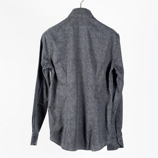 Xacus Charcoal 31522 Dress Shirt, back view