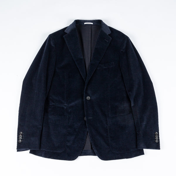 Navy Corduroy Stretch Blazer