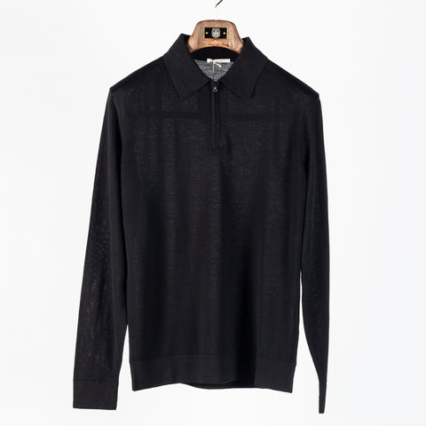 Fradi Black Knit Polo Sweater 1