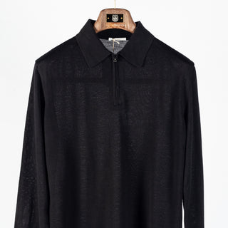 Fradi Black Knit Polo Sweater 6