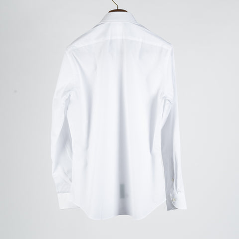 Xacus White Oxford Travel Dress Shirt 5