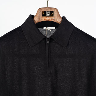Fradi Black Knit Polo Sweater 7