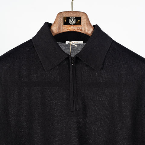 Fradi Black Knit Polo Sweater 7