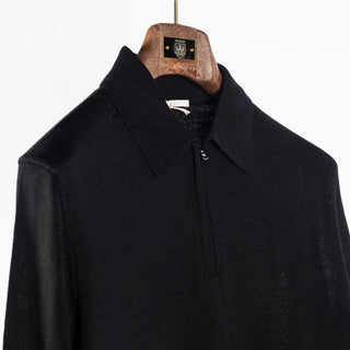 Fradi Black Knit Polo Sweater 3