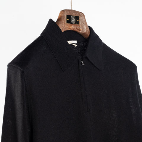 Fradi Black Knit Polo Sweater 3