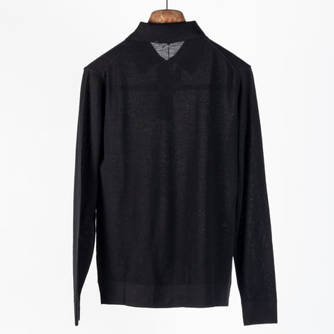 Fradi Black Knit Polo Sweater 5