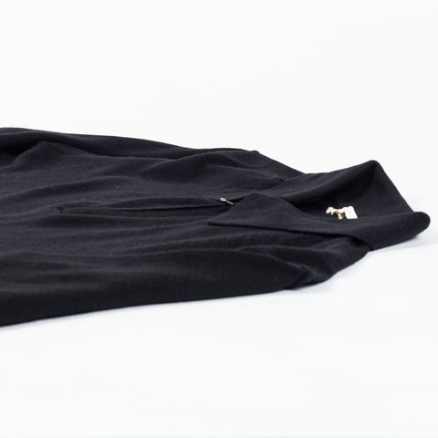 Fradi Black Knit Polo Sweater 8