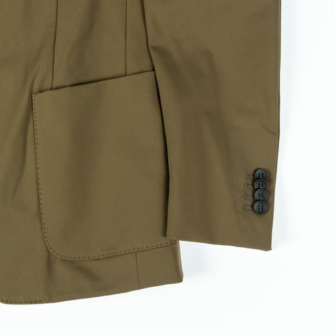 Green Super Stretch Hooded Blazer — Mr. Derk