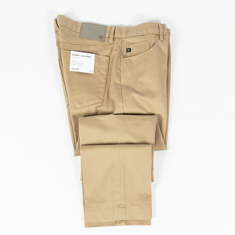 AG Sunlit Beige Everett Tailored Gabardine Pant 8