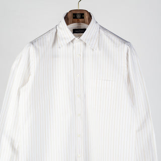 J Mueser Tan Alternate Stripe Carter Shirt 6