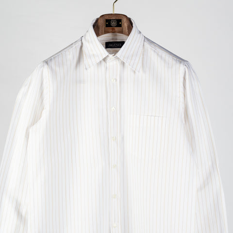 J Mueser Tan Alternate Stripe Carter Shirt 6