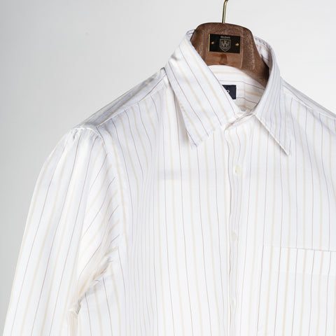 J Mueser Tan Alternate Stripe Carter Shirt 3