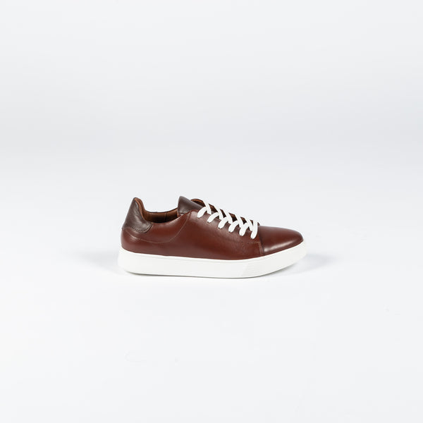 Chocolate Brown Leather Sneaker