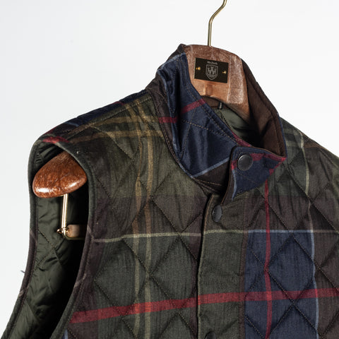 Barbour Classic Tartan Lowerdale Quilted Gilet