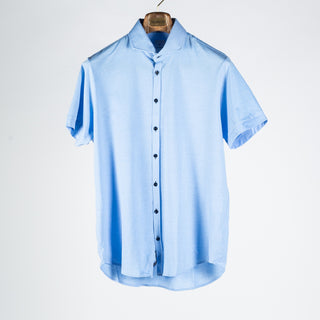 Blue Industry Light Blue Short Sleeve Button Up 1