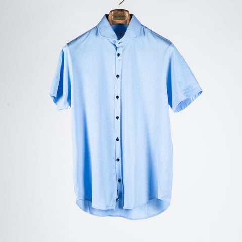 Blue Industry Light Blue Short Sleeve Button Up 1