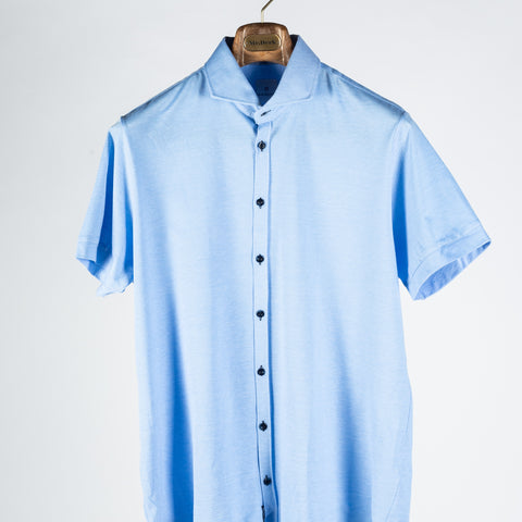 Blue Industry Light Blue Short Sleeve Button Up 5