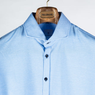 Light Blue Short Sleeve Button Up — Mr. Derk