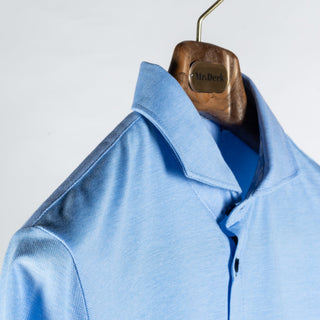 Light Blue Short Sleeve Button Up — Mr. Derk