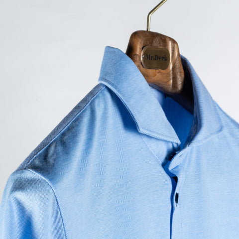 Light Blue Short Sleeve Button Up — Mr. Derk