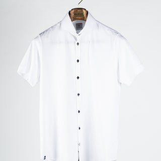 White Short Sleeve Button Up — Mr. Derk