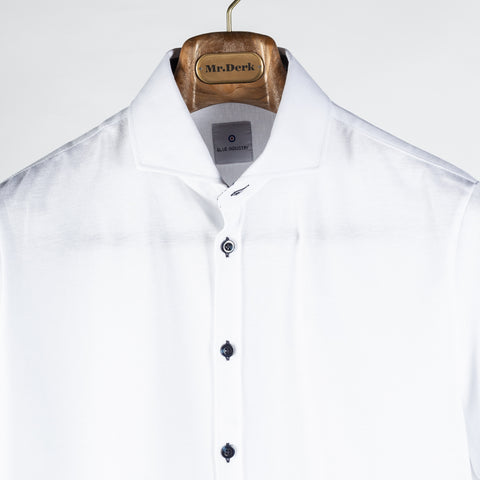 Blue Industry White Short Sleeve Button Up 3