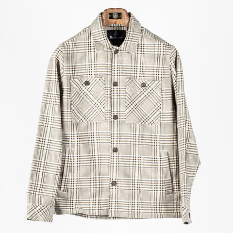 Barbour Whisper White Alderney Houndstooth Overshirt 1