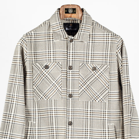 Barbour Whisper White Alderney Houndstooth Overshirt 6