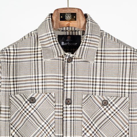 Barbour Whisper White Alderney Houndstooth Overshirt 7