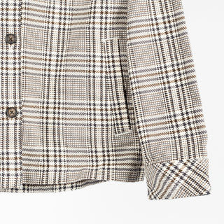 Barbour Whisper White Alderney Houndstooth Overshirt 4