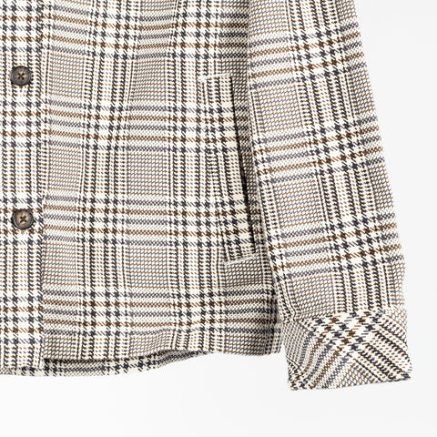 Barbour Whisper White Alderney Houndstooth Overshirt 4